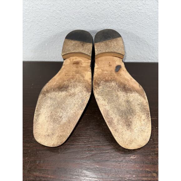 Canto de Ricci Lavorazione Artigiana Woven Leather Oxford Made in Italy Size 45 main image 8